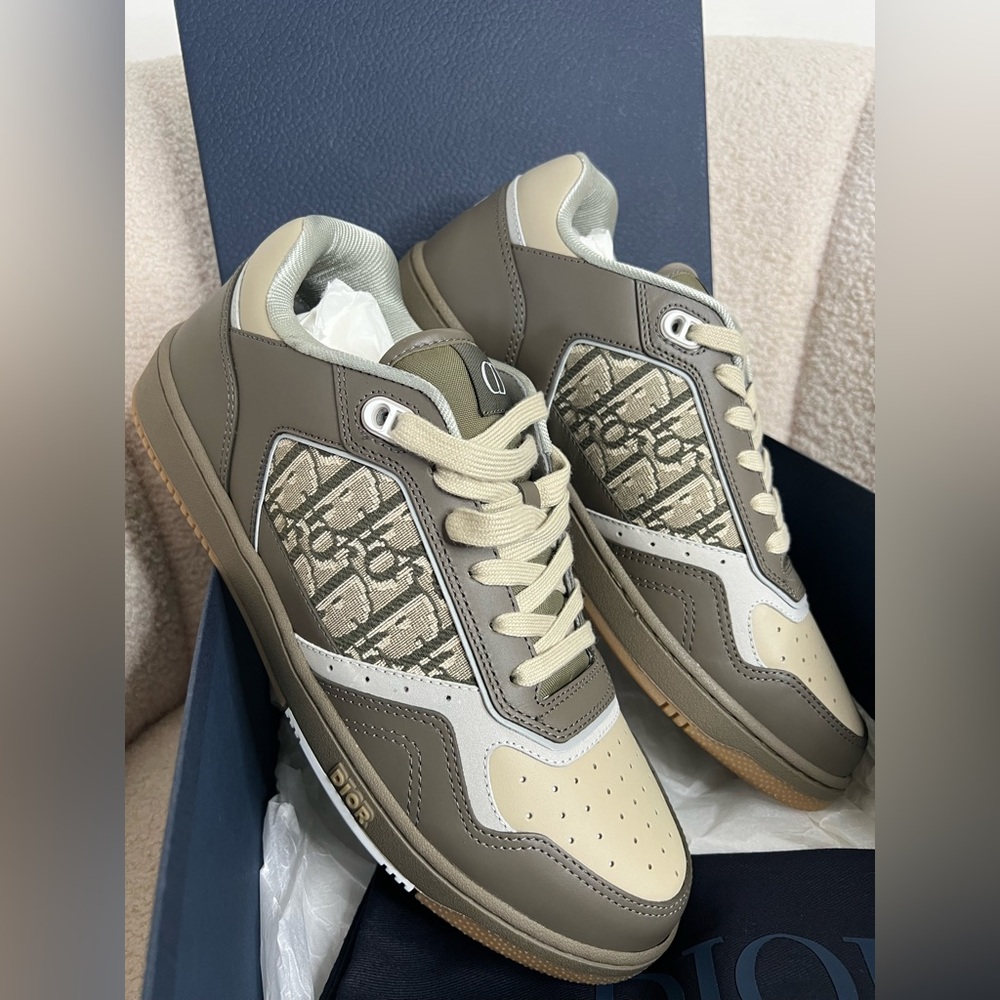 Dior B27 Sneakers – Beige/Dark Green – Size 43 – Brand New, Full Set - Picture 6 of 10